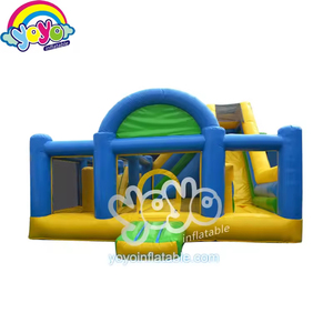 Nave Espacial Inflable Gigante Azul para Parque de Diversiones, con Diseño de Astronauta, Tobogán, Pista de Obstáculos, Material Antipinchazos, para Eventos Comunitarios - Product Image 1