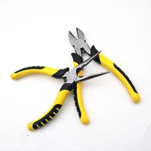 Alicates diagonales de 6 pulgadas de acero al cromo vanadio con mordazas lisas para reparaciones domésticas y corte de alambres - Product Image 2
