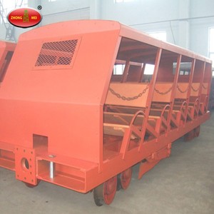 Vagoneta Plana para Minería PRC12-6/3 Directo de Fábrica, Vía de <span class=keywords><strong>600</strong></span> mm, 12 Asientos, Amortiguador de Resorte - Product Image 2