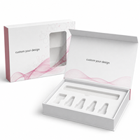 Boîte d'emballage personnalisée pour stylo injecteur avec fermeture magnétique, insert en mousse EVA, fenêtre transparente en PET et impression de logo personnalisée