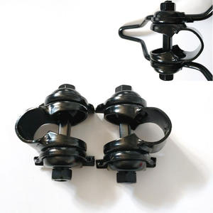 Clips de fixation pour selle de vélo, en métal noir, durables, universels, adaptés aux accessoires de selle de vélo électrique de montagne - Product Image 2