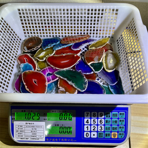 Vendita calda varie lastre Geode lastre rosa blu viola marrone giallo lastra Argentina agata Sice per la collezione decorazione per la casa - Product Image 6