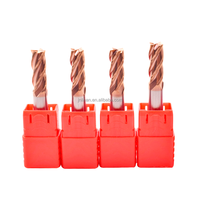 Fraise à queue CNC en carbure HRC55 HRC65 0.6 à 4 dents, fraises de défonceuse, marque OEM Lihan
