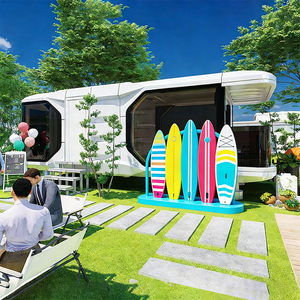Maison préfabriquée luxueuse et portable <span class=keywords><strong>en</strong></span> acier, panneaux sandwich, étanche, prête à être expédiée, hôtel capsule <span class=keywords><strong>en</strong></span> conteneur, villa <span class=keywords><strong>de</strong></span> vacances, bureau - Product Image 2