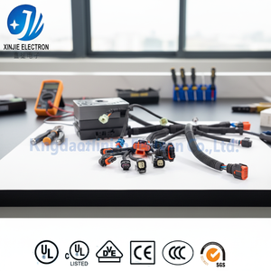 Harness Kabel Otomotif Kustom Bersertifikasi UL/CE/VDE, Perakitan Kabel Tahan Air dengan Konektor Tertutup untuk Sistem Mesin Mobil - Product Image 6
