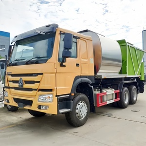 Camion distributeur d'asphalte HOWO 6x4, véhicule de compactage synchrone de gravier, camion distributeur de granulats synchrone - Product Image 5