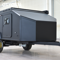 Mini-caravane de luxe australienne tout-terrain, en fibre de verre, gonflable, pour 4 personnes, idéale pour les voyages et les expéditions en plein air.
