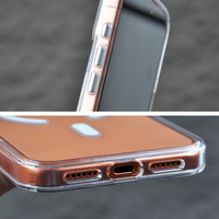 Coque de téléphone magnétique transparente premium pour iPhone 17 Pro Max, compatible TPU PC, coque magnétique transparente pour iPhone 16 15 14
