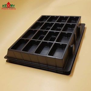 Tùy Chỉnh Màu Đen Hoặc Trắng PVC/PS Hiển Thị Khay/Hộp Cho Mỹ Phẩm Sản Phẩm Khuyến Mãi Ở Thâm Quyến - Product Image 3