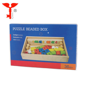 <span class=keywords><strong>Amazon</strong></span> vente chaude En Bois de Hêtre Montessori enfants <span class=keywords><strong>pas</strong></span> <span class=keywords><strong>cher</strong></span> Perles <span class=keywords><strong>jouet</strong></span> - Product Image 5