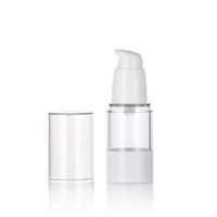 Botol Pompa Kosmetik Tanpa Udara 100 ml Botol Serum Transparan Putih