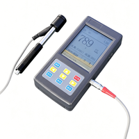 Testeur de dureté Leeb portatif à grand écran, pour essais non destructifs sur le terrain, avec sonde d'impact D et câble d'extension pour sonde d'impact