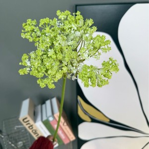 Flor Artificial de Encaje Jinxi, Tallo Único, Flores de Plástico Blancas, Amarillas, Azules, Verdes, Moradas para Decoración del Hogar y Bodas - Product Image 3
