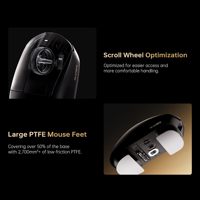 Kedatangan Baru ATK Dragonfly A9 Ultimate Ringan 47g Nirkabel & Berkabel 8000Hz 800mAh Mouse Gaming