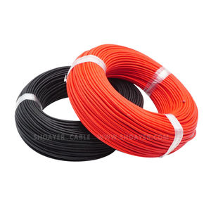 SY SiAF 0.25mm2 <span class=keywords><strong>casque</strong></span> haute température résistant à la chaleur <span class=keywords><strong>fil</strong></span> tressé en fibre de verre enduit de silicone - Product Image 4