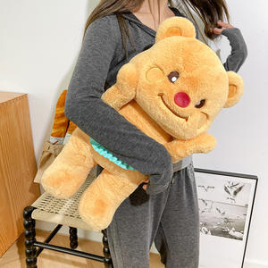 Peluche en coton PP mignonne en gros, <span class=keywords><strong>petit</strong></span> ours en peluche, jouet anti-stress, cadeau d'anniversaire pour enfants, technique lavée, poupée <span class=keywords><strong>de</strong></span> dessin animé - Product Image 2