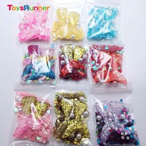 Colorful Glitter Cute Charms Small Bead Shells Educational DIY Plastic Clay Resin Mermaid <b>Slime</b> Accessories Toysrunner - Product Image 4
