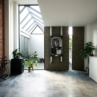 Système de récupération de chaleur (VRV) résidentiel et commercial BSK Ventilation NOTUS Slim R-410A 230V 400m³/h Débit d'air industriel Garantie 2 ans Facile à installer
