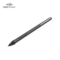 Stylet DigiDraw M3 sans batterie, 16384 niveaux de pression, avec deux touches latérales personnalisables, compatible avec les tablettes graphiques numériques