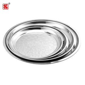 <span class=keywords><strong>Plateau</strong></span> <span class=keywords><strong>de</strong></span> <span class=keywords><strong>service</strong></span>, 1 pièce, assiette ronde en acier inoxydable, chargeur <span class=keywords><strong>plateau</strong></span> <span class=keywords><strong>de</strong></span> <span class=keywords><strong>service</strong></span> jusqu'à 60cm - Product Image 5