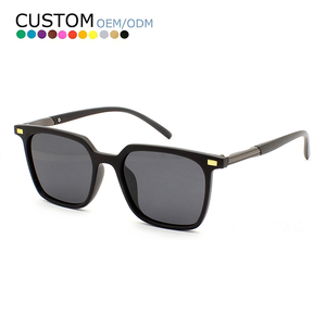 Wholesale New Square Framed Sun Glasses Fashion Nail Sunglasses Men's and Women's Design Custom Logo Sunglasses - Product Image 1