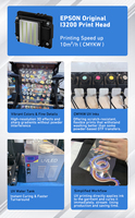 HYCAN pencetak bordir 3D DTF UV multifungsi untuk tekstil kaus profesional Impresora Dtf Uv Printer Uv