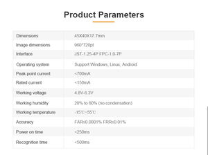 Pemindai cepat RD920 modul pemindai kode batang telapak tangan USB tersedia - Product Image 4
