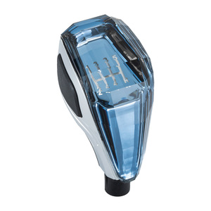 Pommeau de levier de vitesse en cristal pour voitures manuelles Toyota Mazda Mitsubishi, design ergonomique en alliage d'aluminium éclairé - Product Image 4