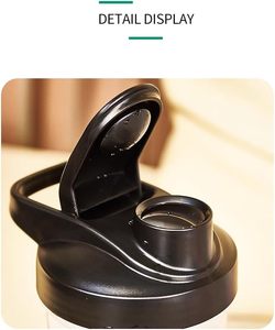 ขวดเชคโปรตีนขนาดเล็ก 500 มล. พร้อมหูจับ ปราศจากสาร BPA แก้วเชคสำหรับออกกำลังกายพร้อมลูกบอลผสมสำหรับโปรตีนเชคและเครื่องดื่มก่อนออกกำลังกาย - Product Image 3