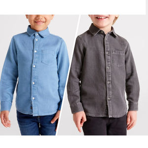 OEM Custom Made Men's Casual Long Sleeve Denim Shirt Élégant Confortable Écologique Respirant Coton pour les Sports de Plein Air - Product Image 5