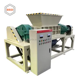 Double shaft wood shredder high torque multifunctional independent