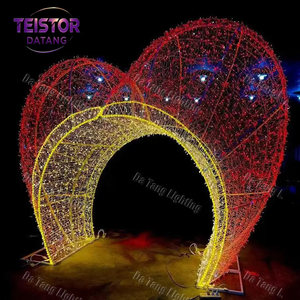 Luz con Motivo de Corazón para Navidad y San Valentín, Decoración Romántica para Bodas y Eventos, Decoración Exterior para Diversas Temporadas - Product Image 2