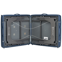 Master Massage Montclair Royal Blue Professionnel Portable En Bois Pliant Léger Portable Massage Lit Lash Lit Spa Lit