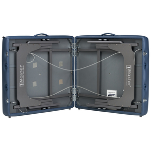 Мастер массаж Montclair Королевский Синий Профессиональный портативный деревянный складной легкий портативный массажный постер для ресниц кровать спа-кровать - Product Image 6