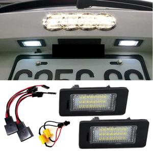 ป้ายทะเบียนไฟป้ายทะเบียนไฟซีนอนสีขาว LED โคมไฟป้ายทะเบียนรถสำหรับรถ Audi A1 A4 A5 A6 A7 S5 S6 S7 <span class=keywords><strong>Q5</strong></span> RS4 - Product Image 5