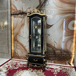 French Solid Wood Wine <b>Cabinet</b> European Neoclassical Luxury Personalized Single Door 01 French Solid Wood Wine <b>Cabinet</b> - Product Image 5