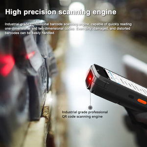 Dispositivo Resistente con Android 10.0, Lector de Códigos QR y RFID de 2M para Inventario de Lavandería y Almacén - Product Image 3