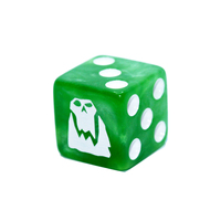 D6 professionnel acrylique Cube dés 15mm diverses couleurs glace bleu résine RPG mdn dés ensemble dés pour jeu