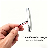 Luz de techo para RV de 12V 24V sin interruptor, luz de cúpula ovalada tipo pancake, accesorio de iluminación interior para RV, autocaravanas, caravanas y remolques