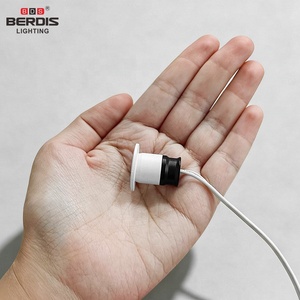 <span class=keywords><strong>12V</strong></span> DC Berdis Anti-éblouissement En Aluminium CE RoHS Ip54 Découpé 16mm <span class=keywords><strong>Plat</strong></span> Downlight Spotlight 1w <span class=keywords><strong>Led</strong></span> Cabinet Light pour Magasin - Product Image 4