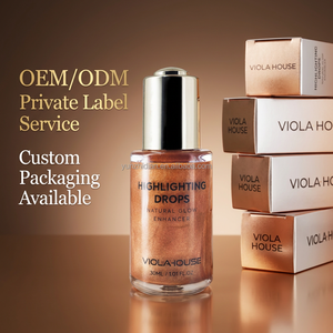 <span class=keywords><strong>VIOLA</strong></span> HOUSE Gotas Iluminadoras Líquidas de 30 ml para Rostro y Cuerpo, Realzador de Brillo, Resistente al Agua, Larga Duración, Vegano, Marca Privada - Product Image 1