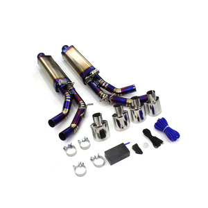 Tuyaux d'échappement Catback en titane pour Mercedes-Benz G63 AMG W464 4.0T 2019-2023 Système Valvetronic à distance Pas encore d'avis - Product Image 4