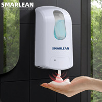 Dispensadores de Jabón Automáticos sin Contacto de 1000 ml, Dispensadores de Jabón Líquido y Espuma para Baño de Hotel, Montaje en Pared con Succión, para Cocina