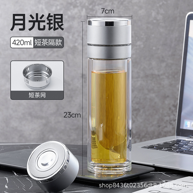 320ml silver long mesh strap with carrying rope