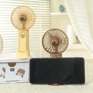 Portable Handheld USB Rechargeable <b>Fan</b> With <b>Stand</b> 5W DC Motor Button Control For Desk And Outdoor Use - Product Image 2
