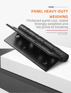 Bản lề cửa bằng thép không gỉ 304 có thể tùy chỉnh, phụ kiện phần cứng đồ gỗ bền bỉ, lắp đặt dễ dàng, bản lề âm hiện đại 2mm - Product Image 4