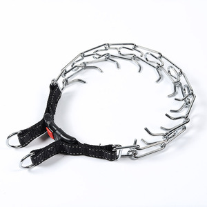 Rarewe Pet Product Designer Reflective <strong>Dog</strong> Collar Detachable <strong>Dog</strong> Stimulation Chain Metal Puppy Necklace <strong>Dog</strong> Training Collar - Product Image 5