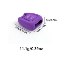 Vente en gros d'usine, étui de protection en silicone écologique de marque RYHX pour clé de voiture intelligente Opel carrée plate à deux boutons, protection souple