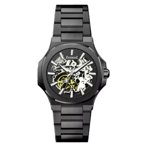 Reloj Mecánico de Lujo para Hombre con Diseño de Engranajes Luminosos y Diamantes - Product Image 3
