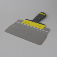 Outils de finition de murs secs : Spatule à mastic, ensemble complet d'outils, spatule de toiture en acier inoxydable avec manche TPR, outils de raclage